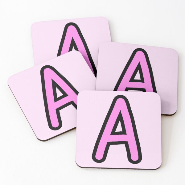Item preview, Pink A initial designed and sold by Charlottieloux.
