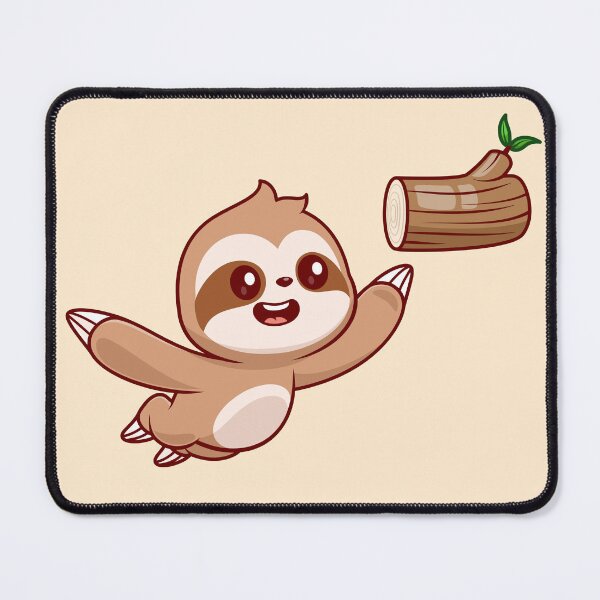 Item preview, Adorable Sloth in Action: Catching a Branch in the Woodland designed and sold by hjian8219.