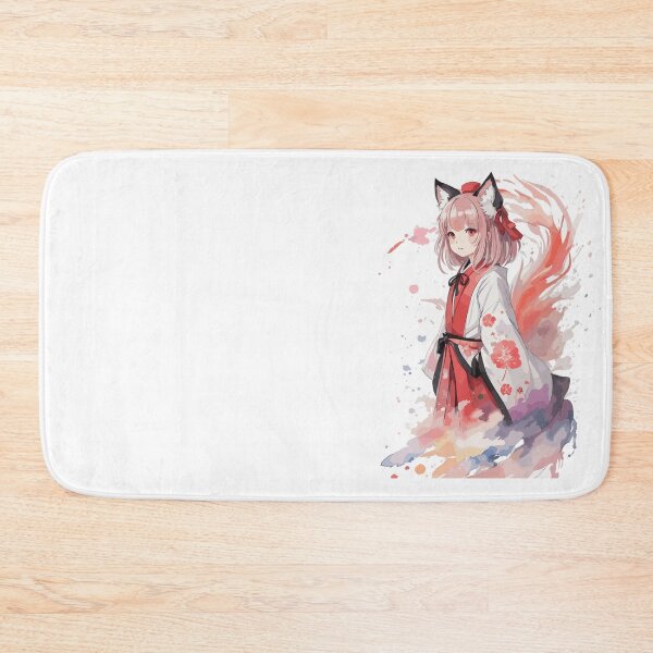 Item preview, Kawaii baby in Kitsune fox kimono designed and sold by CatCoconut-Art.
