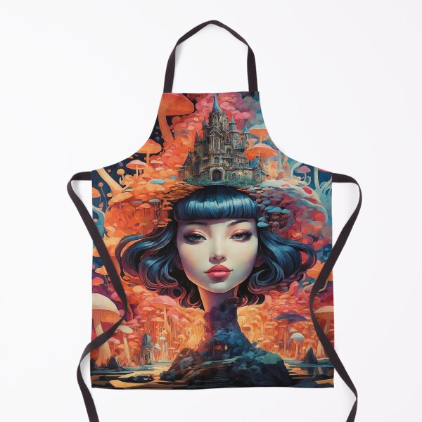 Item preview, Psychedelic Mushroom Portraits: A Trippy Delight 2 designed and sold by TheTechnoCanvas.