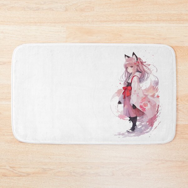 Item preview, Kawaii baby in Kitsune fox kimono designed and sold by CatCoconut-Art.