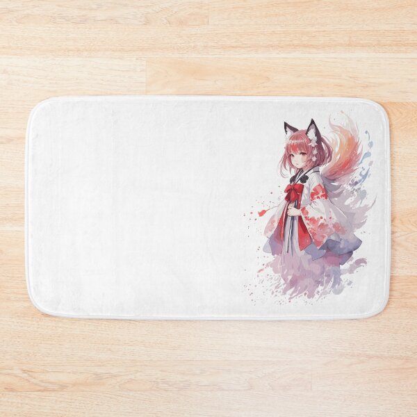 Item preview, Kawaii baby in Kitsune fox kimono designed and sold by CatCoconut-Art.
