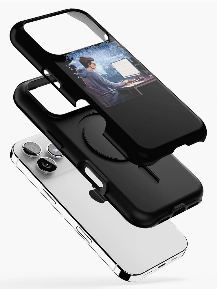 Thumbnail 2 of 4, iPhone Case, Programmer coder - developer programming coding designed and sold by Mateusz Majcherek.