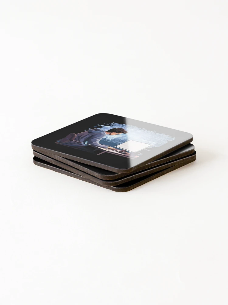 Thumbnail 4 of 5, Coasters (Set of 4), Programmer coder - developer programming coding designed and sold by Mateusz Majcherek.