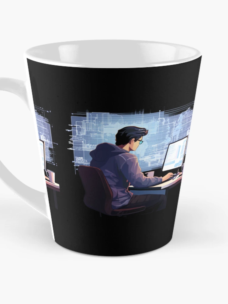 Thumbnail 3 of 4, Coffee Mug, Programmer coder - developer programming coding designed and sold by Mateusz Majcherek.
