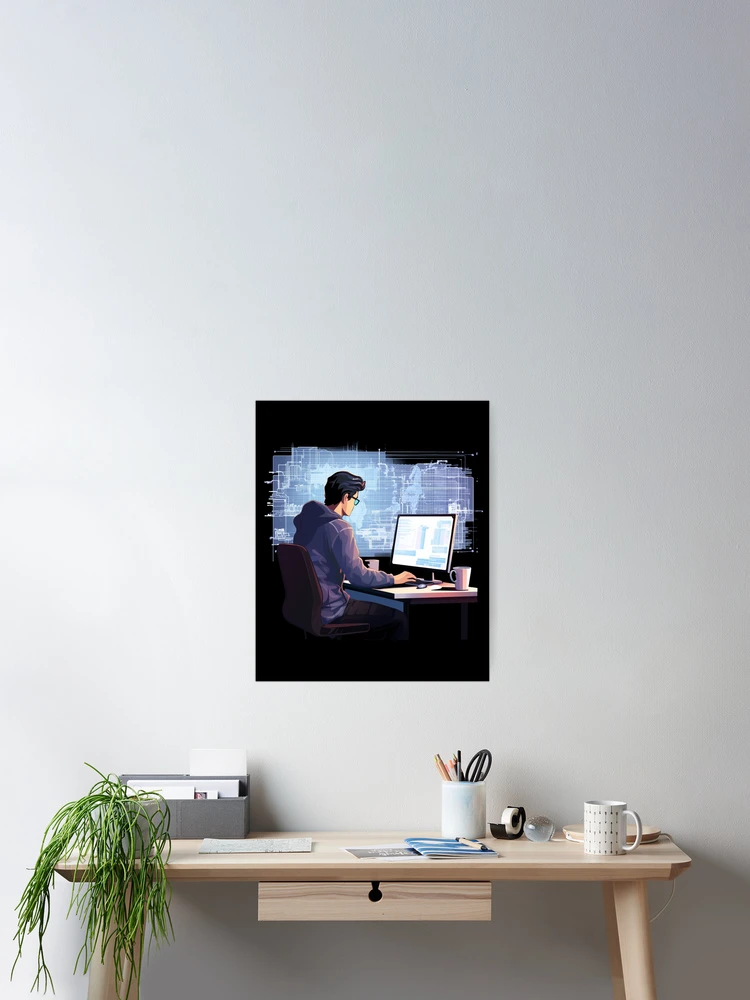 Thumbnail 2 of 3, Poster, Programmer coder - developer programming coding designed and sold by Mateusz Majcherek.