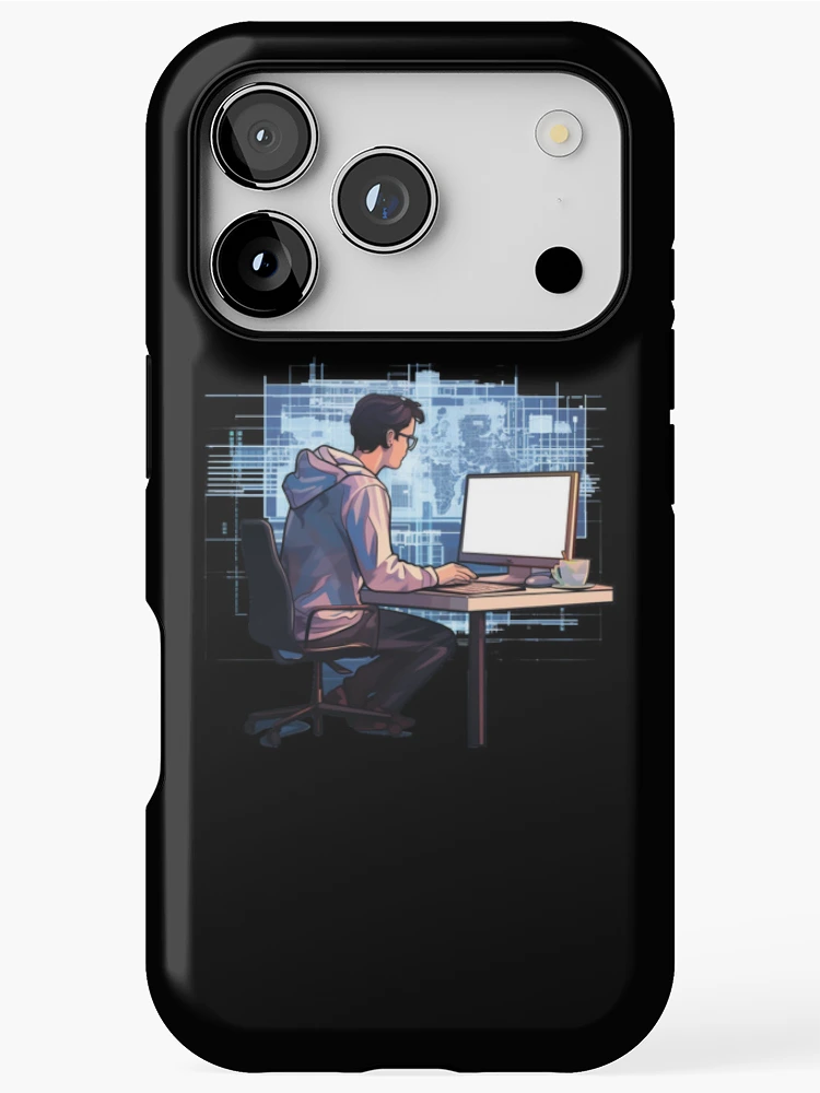 Thumbnail 1 of 4, iPhone Case, Programmer coder - developer programming coding designed and sold by Mateusz Majcherek.