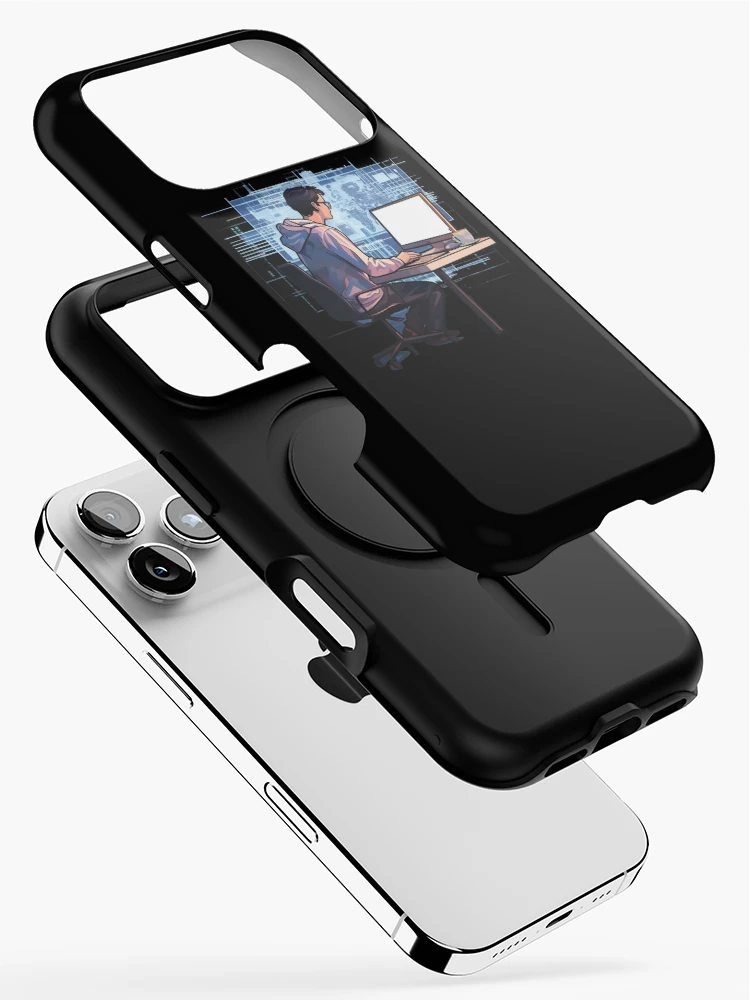 Thumbnail 2 of 4, iPhone Case, Programmer coder - developer programming coding designed and sold by Mateusz Majcherek.