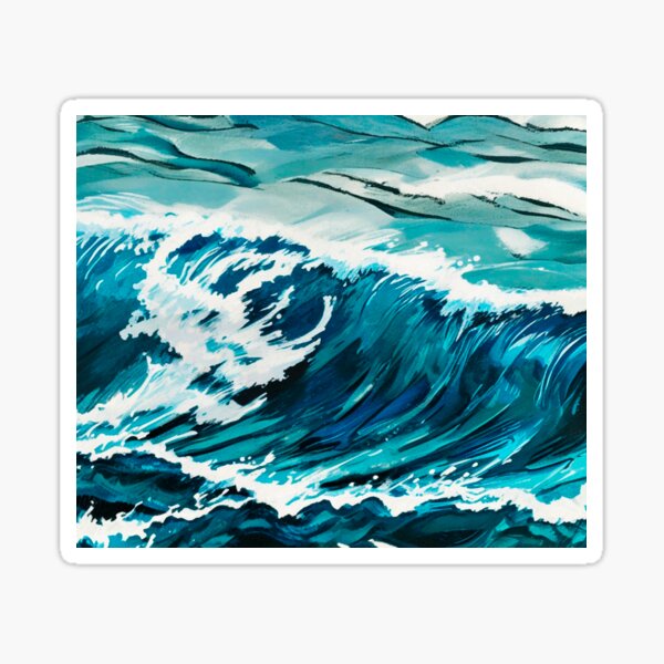 Item preview, Blue Ocean Waves designed and sold by Timegraf.