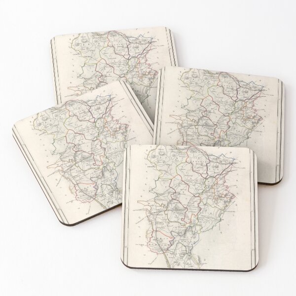 Item preview, Vintage Map of Kildare County Ireland (1846) designed and sold by BravuraMedia.