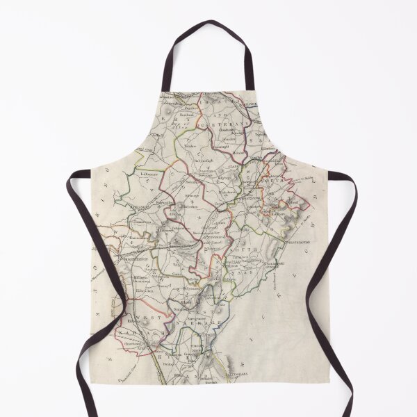 Item preview, Vintage Map of Kildare County Ireland (1846) designed and sold by BravuraMedia.