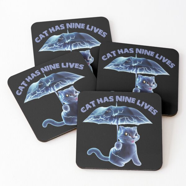 Item preview, Lightning Cat Has Nine Lives designed and sold by netfires.
