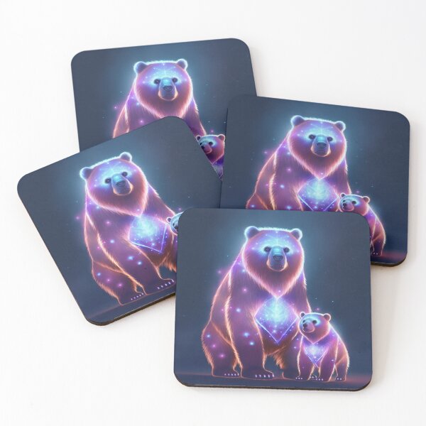 Item preview, Celestial Bears: Ursa Major and Ursa Minor Constellations designed and sold by hjian8219.