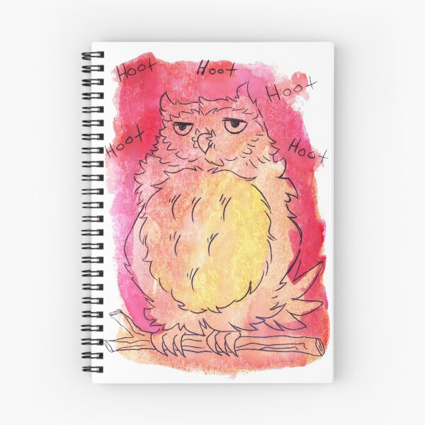 Item preview, Watercolor Owl Hoot Hoot Hoot designed and sold by SaradaBoru.