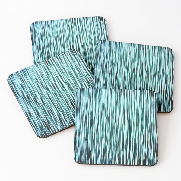 Item preview, Abstract Blue and Black Vertical Paint Streaks designed and sold by calibrit.
