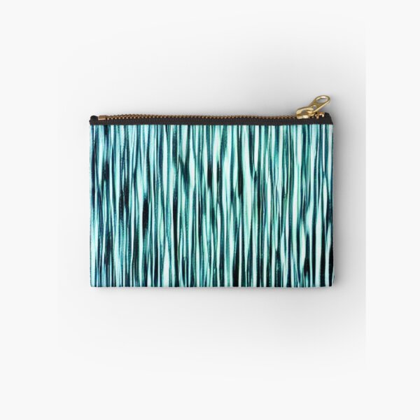 Item preview, Abstract Blue and Black Vertical Paint Streaks designed and sold by calibrit.