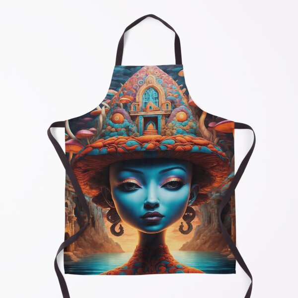 Item preview, Psychedelic Mushroom Portraits: A Trippy Delight 5 designed and sold by TheTechnoCanvas.