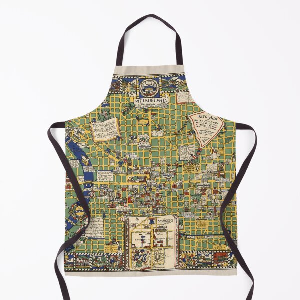 Item preview, Vintage Pictorial Map of Philadelphia PA (1926) designed and sold by BravuraMedia.