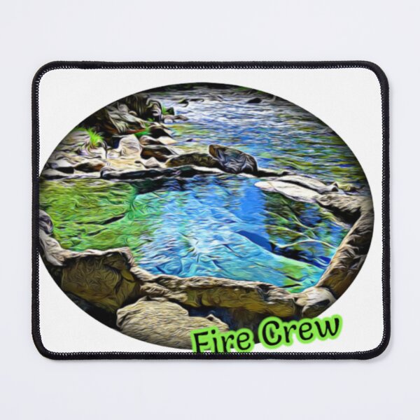 Item preview, Fire Crew Hot Springs in Idaho designed and sold by Wild-Treasures.