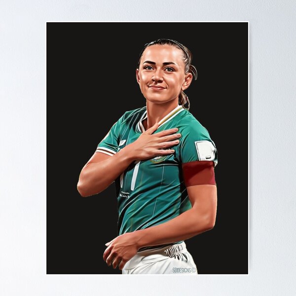 Artikel-Vorschau von Irlands Kapitänin Katie McCabe, designt und verkauft von SDDESIGNS2020.