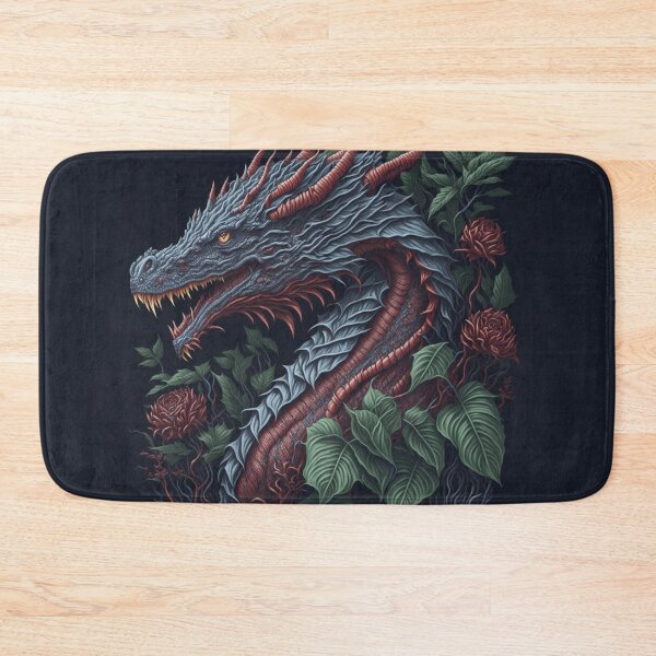 Item preview, Flowers Nature Dragon Fantasy Art designed and sold by druidwolfart.