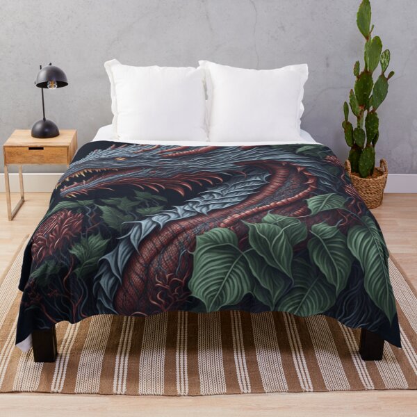 Item preview, Flowers Nature Dragon Fantasy Art designed and sold by druidwolfart.