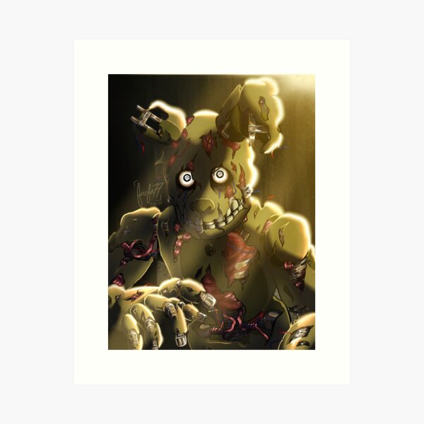 Download Springtrap - The Mysterious Animatronic Character Wallpaper