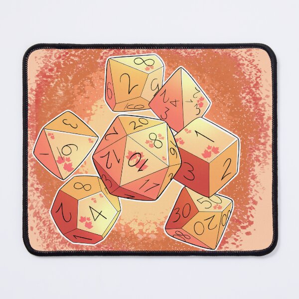 Item preview, Autumnal Orange Dice Set designed and sold by WhisperingDusk.