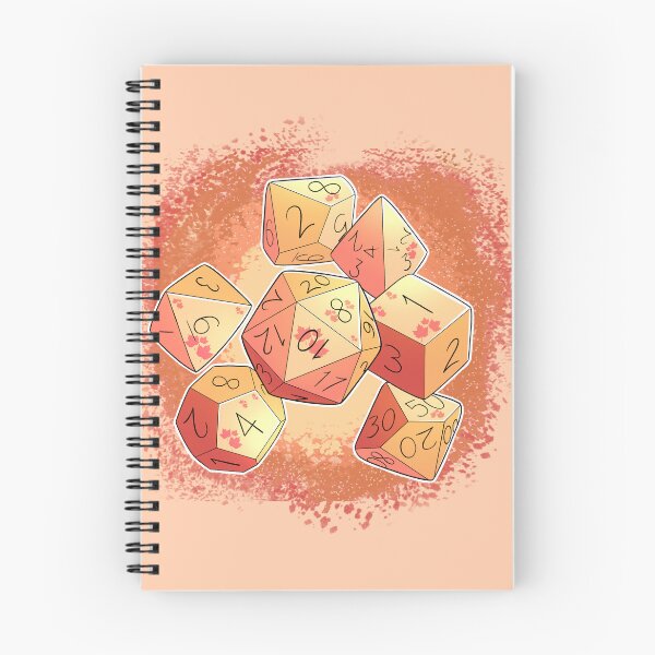 Item preview, Autumnal Orange Dice Set designed and sold by WhisperingDusk.