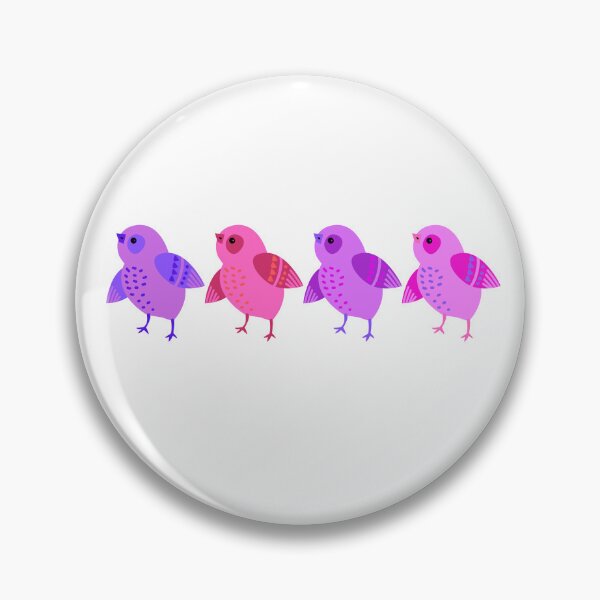 Item preview, Pink & Purple Chickens Baby Chicks designed and sold by LearnandLove.