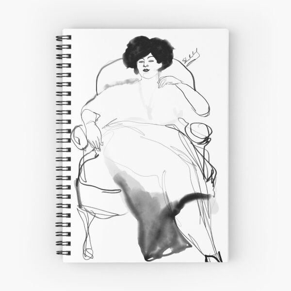 Item preview, Confident Woman Seated (Watercolor Skirt) designed and sold by KShedenhelm.