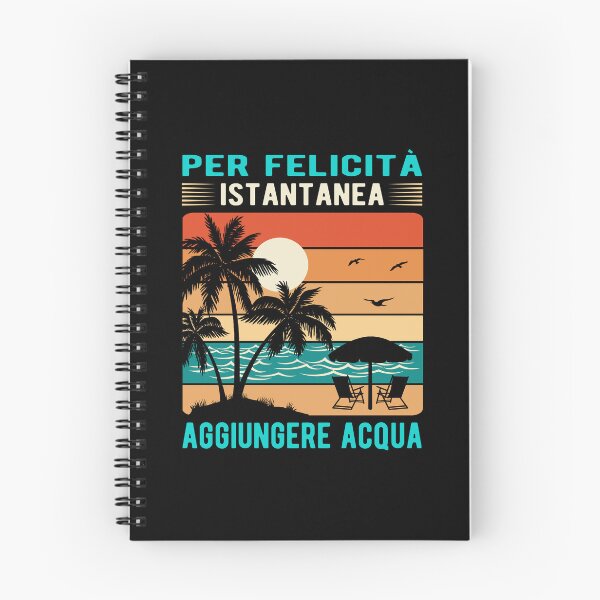 Item preview, Divertida playa diciendo frase italiana Vintage Sunset Retro Beach Vibes designed and sold by Bad Kitty Designz.