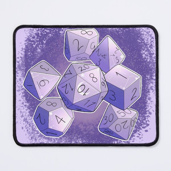 Item preview, Starry Purple Dice Set designed and sold by WhisperingDusk.
