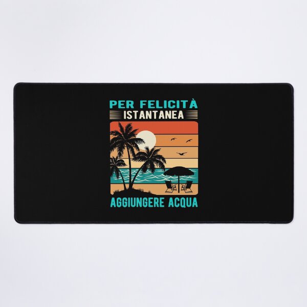 Item preview, Divertida playa diciendo frase italiana Vintage Sunset Retro Beach Vibes designed and sold by Bad Kitty Designz.