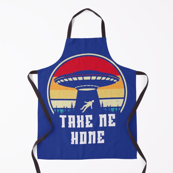 Item preview, TAKE ME HOME funny retro Alien UFO abduction designed and sold by LoveYaToo.