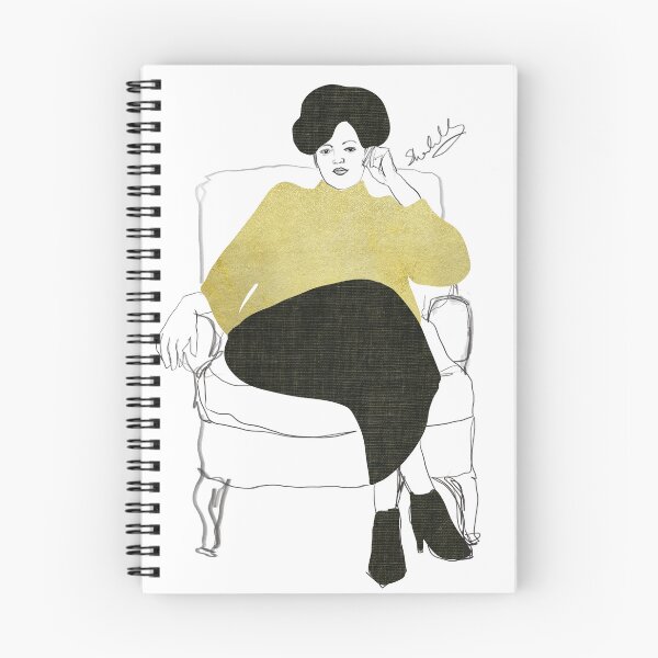 Item preview, Woman Thinking, Gold Smock (Mixed Media Portrait) designed and sold by KShedenhelm.