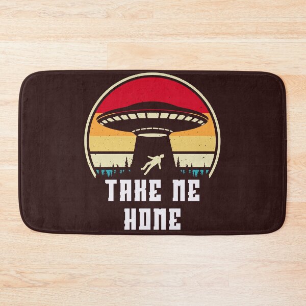 Item preview, TAKE ME HOME funny retro Alien UFO abduction designed and sold by LoveYaToo.