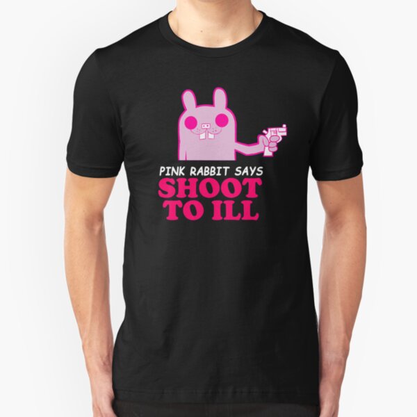 Gorillaz - "Pink Rabbit Says: Shoot to Ill" Slim Fit T-Shirt