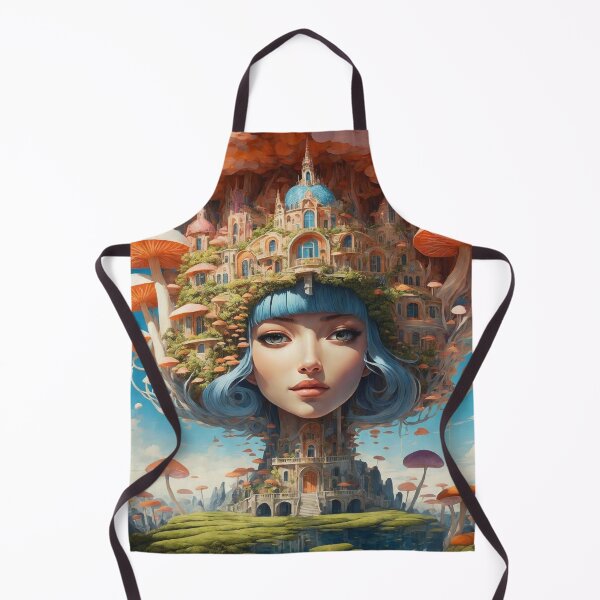 Item preview, Psychedelic Mushroom Portraits: A Trippy Delight 8 designed and sold by TheTechnoCanvas.