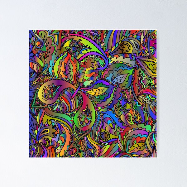 Item preview, Funky Cool Retro Paisley designed and sold by mamahellfire31.