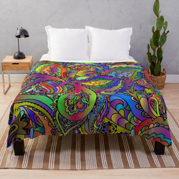 Item preview, Funky Cool Retro Paisley designed and sold by mamahellfire31.