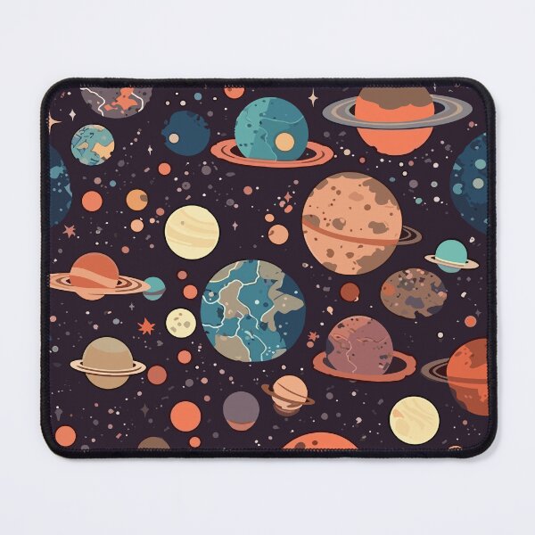 Item preview, Retro Planet Pattern designed and sold by ReachingRoyalty.