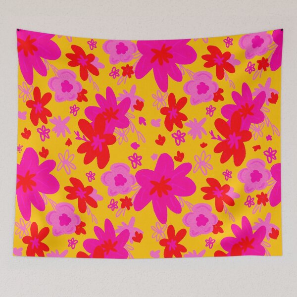 Item preview, PINK & YELLOW FLOWERS designed and sold by Anna Lu.