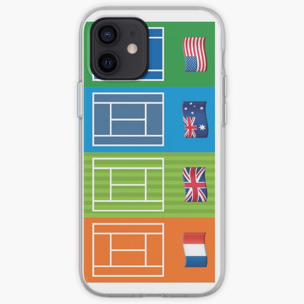 Country Emoji Grand Slam Courts iPhone Soft Case