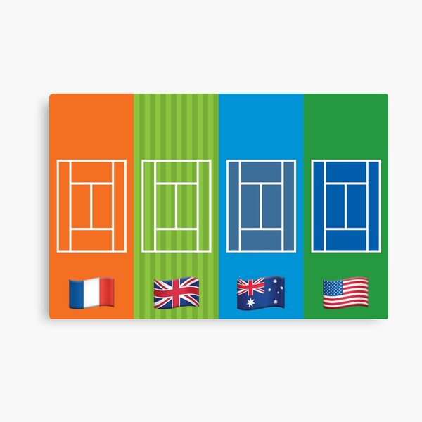 Item preview, Country Emoji Grand Slam Courts designed and sold by Rohan Sinha.