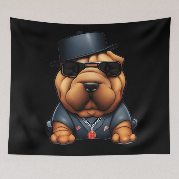 Item preview, HARLEM SHAR-PEI designed and sold by HUNZINATOR.