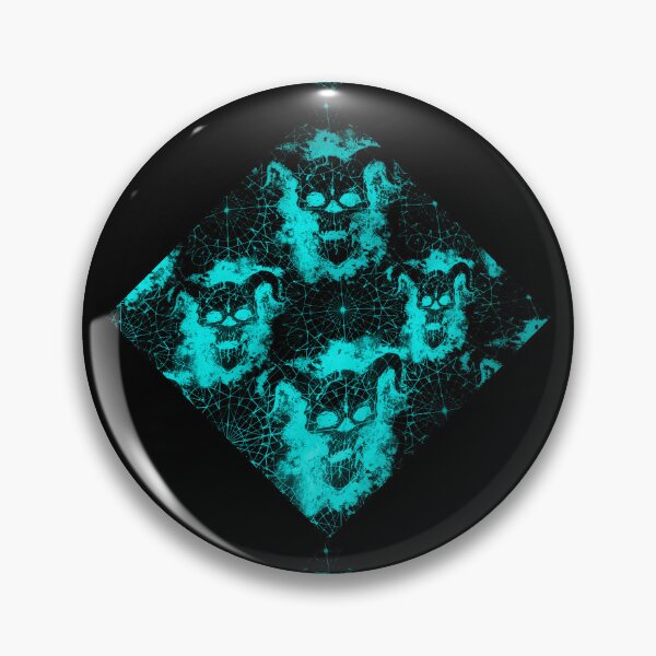 Item preview, Fanky Satanic Devil in Neon-blue by Iritof designed and sold by iritof.