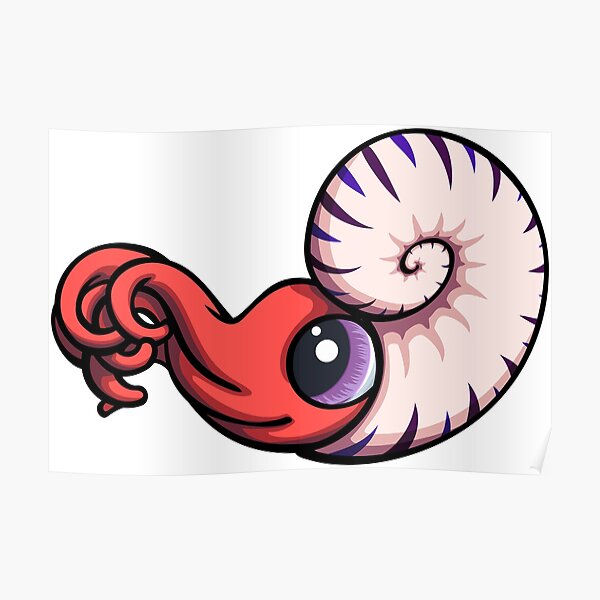 Omanyte Fossil Posters for Sale | Redbubble