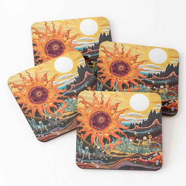 Item preview, abstract psychedelic nature art designed and sold by vanessa  okello.