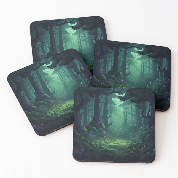 Item preview, Fantasy Dark Swamp Game Wallpaper: Explore an Adventure in Lush Snowy Wastes designed and sold by Belltwon.